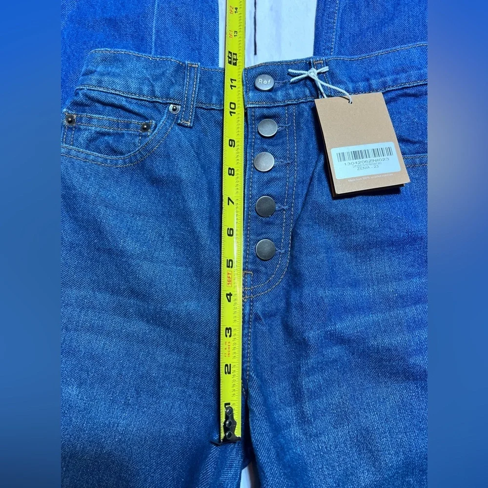 🎉HOST PICK🎉 Reformation Cynthia Button Fly High Rise Straight Jeans - Picture 8 of 10